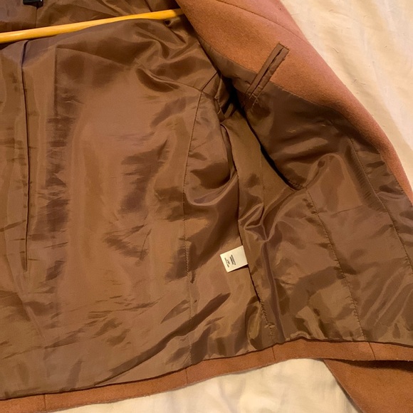 TROUVE Cropped Wool Inverted Collar Blazer Jacket Size Small - Picture 7 of 9